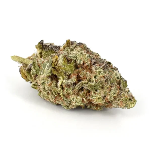 Miracle Alien Cookies (MAC) strain – Frosty buds with citrus, diesel, and earthy aroma