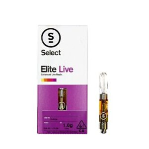 Select Elite Live Vape Cartridge – High-Potency Live Resin with Full-Spectrum Terpenes